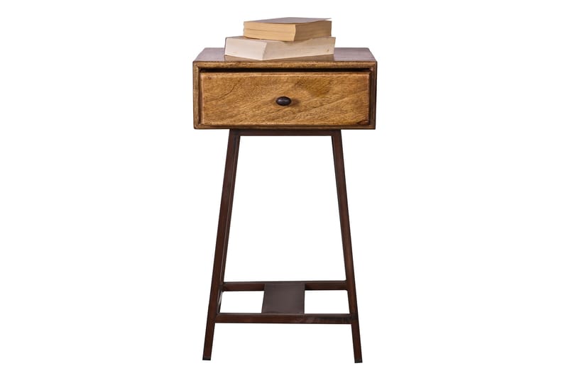 Sivupöytä Caelestis 45 cm - Luonnonväri/Metalli - Huonekalut - Pöytä & ruokailuryhmä - Apupöytä & sivupöytä - Tarjotinpöytä & pikkupöytä