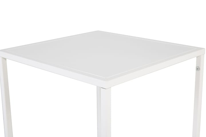 Sivupöytä Canariaz - Valkoinen - Tarjotinpöytä & pikkupöytä - Lamppupöytä