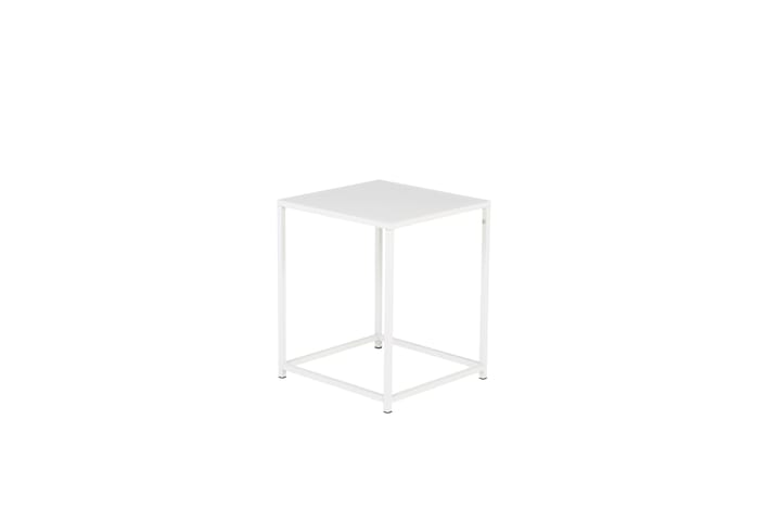 Sivupöytä Canariaz - Valkoinen - Lamppupöytä - Tarjotinpöytä & pikkupöytä