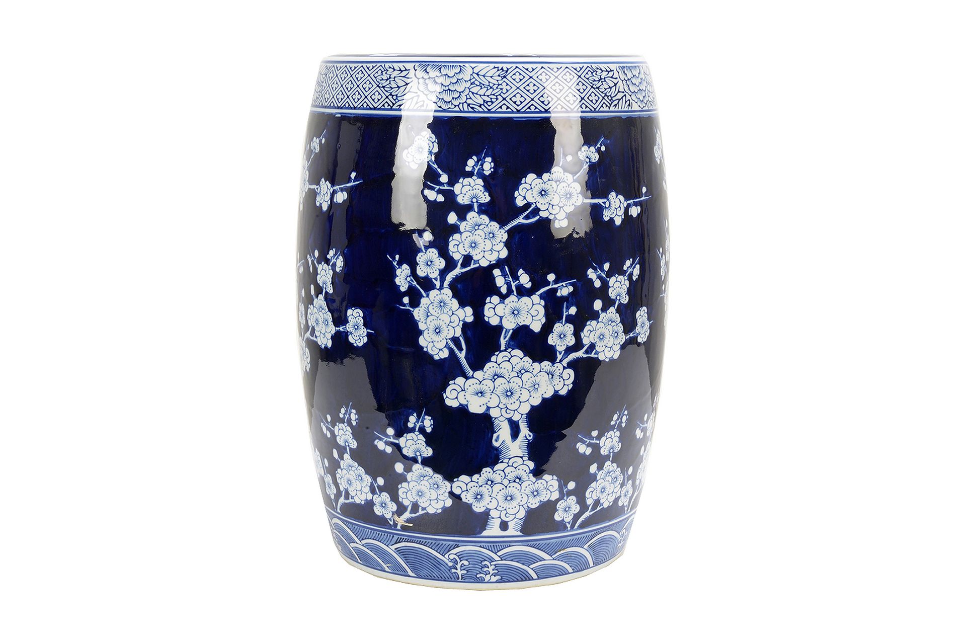 Sivupöytä China Blue 33x44 cm - AmandaB - Huonekalut - Pöytä & ruokailuryhmä - Apupöytä & sivupöytä - Tarjotinpöytä & pikkupöytä