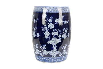 Sivupöytä China Blue 33x44 cm - AmandaB - Huonekalut - Pöytä & ruokailuryhmä - Apupöytä & sivupöytä - Tarjotinpöytä & pikkupöytä