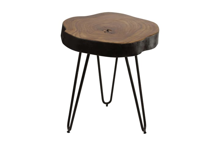 Sivupöytä Demercurio 35 cm - Puu/Luonnonväri - Tarjotinpöytä & pikkupöytä - Lamppupöytä