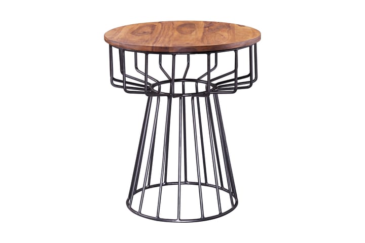 Sivupöytä Dolter 49 cm - Puu/Luonnonväri - Tarjotinpöytä & pikkupöytä - Lamppupöytä