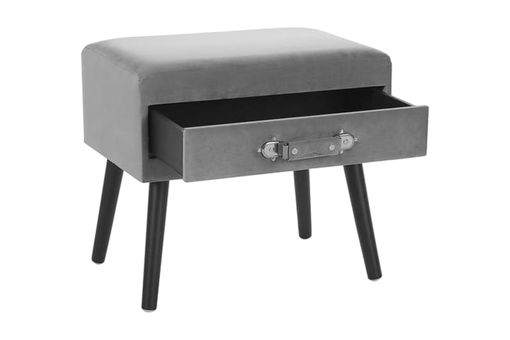 Sivupöytä Eurostar 50 cm - Harmaa - Tarjotinpöytä & pikkupöytä - Lamppupöytä