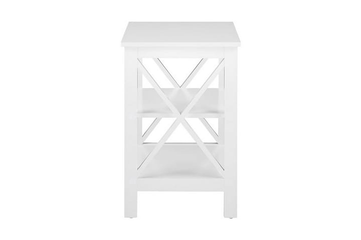 Sivupöytä Foster 40 cm - Valkoinen - Tarjotinpöytä & pikkupöytä - Lamppupöytä