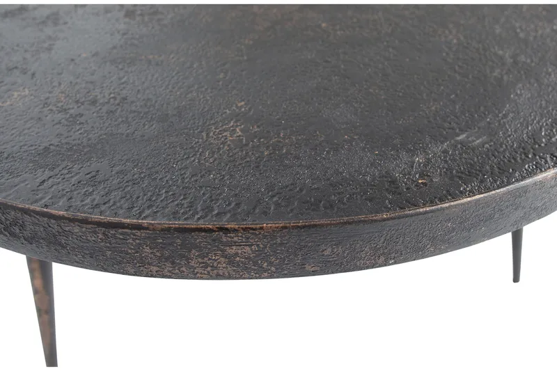 Sivupöytä Fredvik 76 cm Pyöreä - Kulta - Huonekalut - Pöytä & ruokailuryhmä - Apupöytä & sivupöytä - Tarjotinpöytä & pikkupöytä