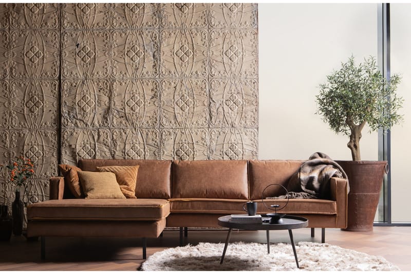 Sivupöytä Fredvik 76 cm Pyöreä - Kulta - Huonekalut - Pöytä & ruokailuryhmä - Apupöytä & sivupöytä - Tarjotinpöytä & pikkupöytä