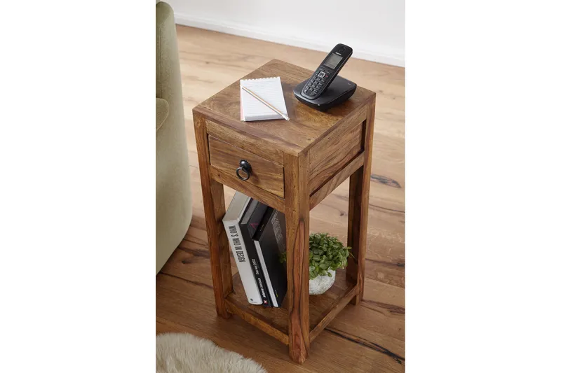 Sivupöytä Greening 30 cm - Puu/Luonnonväri - Huonekalut - Pöytä & ruokailuryhmä - Apupöytä & sivupöytä - Tarjotinpöytä & pikkupöytä