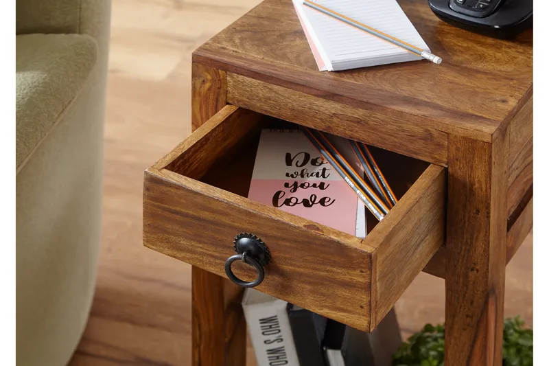 Sivupöytä Greening 30 cm - Puu/Luonnonväri - Huonekalut - Pöytä & ruokailuryhmä - Apupöytä & sivupöytä - Tarjotinpöytä & pikkupöytä