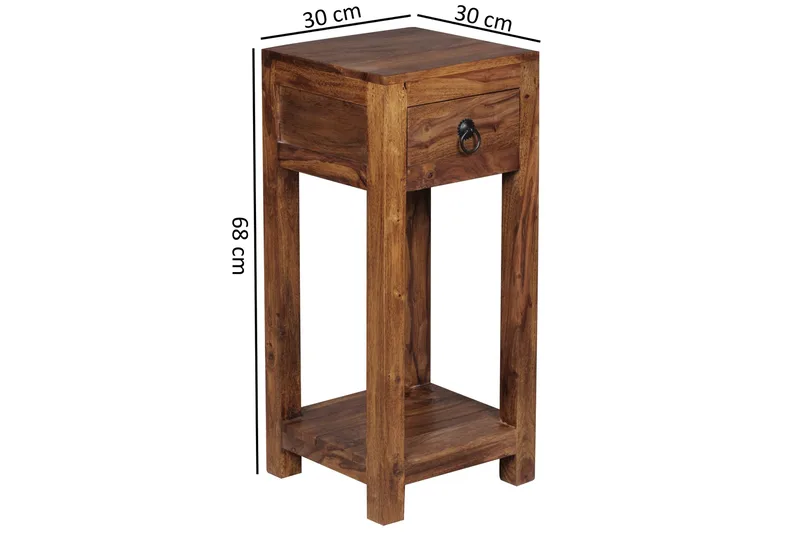 Sivupöytä Greening 30 cm - Puu/Luonnonväri - Huonekalut - Pöytä & ruokailuryhmä - Apupöytä & sivupöytä - Tarjotinpöytä & pikkupöytä