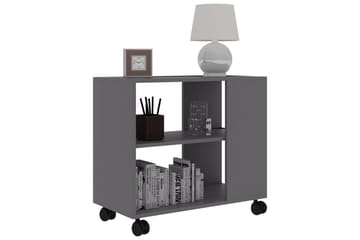 Sivupöytä harmaa 70x35x55 cm lastulevy - Huonekalut - Pöytä & ruokailuryhmä - Apupöytä & sivupöytä - Tarjotinpöytä & pikkupöytä