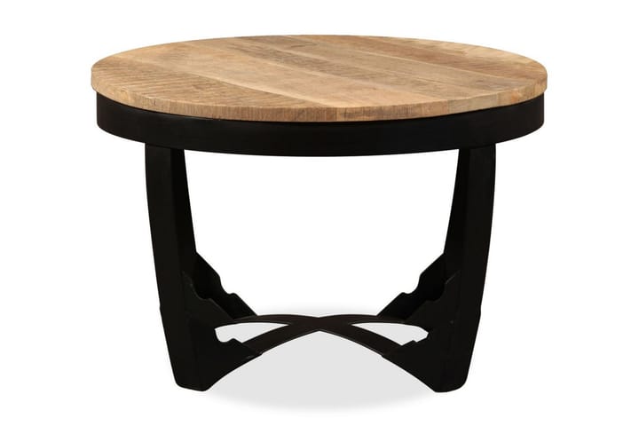 Sivupöytä Karkea mangopuu 60x40x cm - Ruskea - Tarjotinpöytä & pikkupöytä - Lamppupöytä