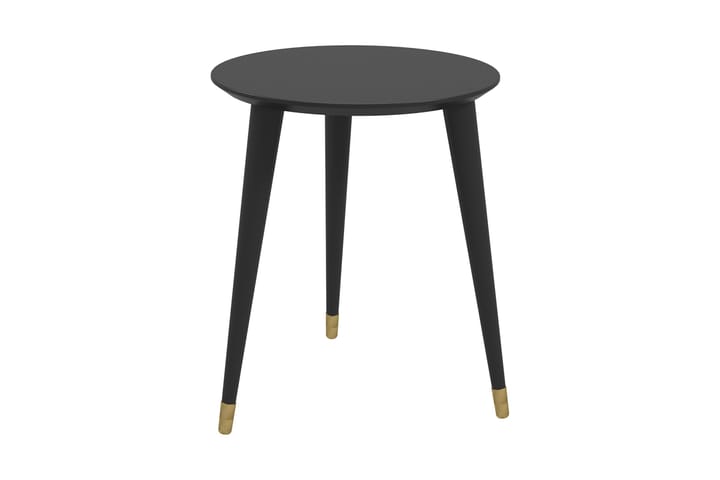 Sivupöytä Kennington 50 cm Pyöreä Musta - Novogratz - Tarjotinpöytä & pikkupöytä - Lamppupöytä