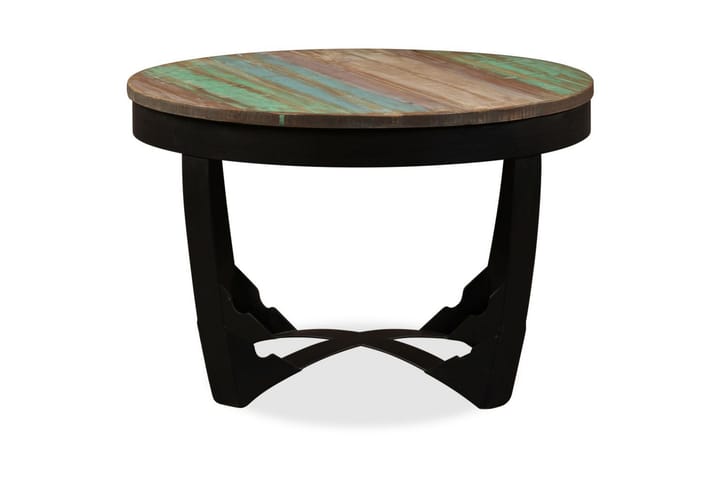 Sivupöytä kierrätetty täyspuu 60x40 cm - Musta - Lamppupöytä - Tarjotinpöytä & pikkupöytä