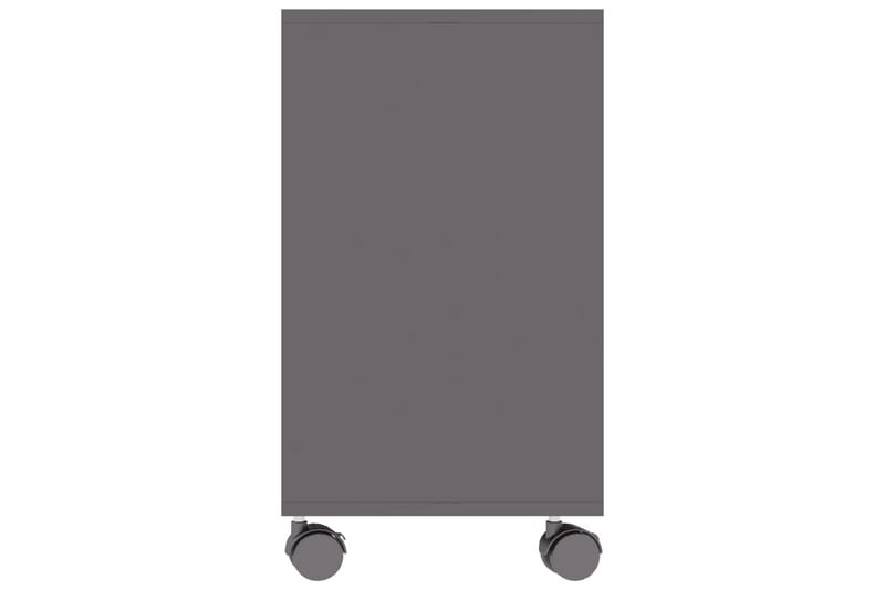 Sivupöytä korkeakiilto harmaa 70x35x55 cm lastulevy - Huonekalut - Pöytä & ruokailuryhmä - Apupöytä & sivupöytä - Tarjotinpöytä & pikkupöytä
