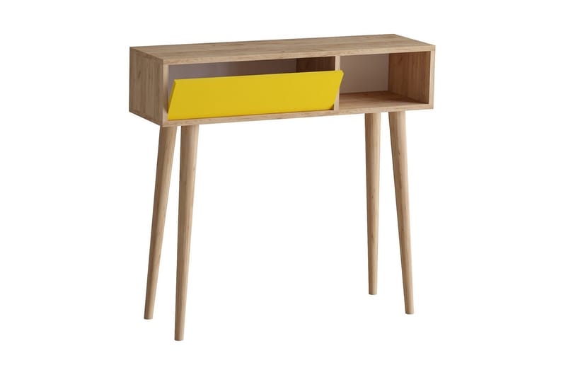 Sivupöytä Kulta/Tammi/Keltainen - Huonekalut - Pöytä & ruokailuryhmä - Apupöytä & sivupöytä - Tarjotinpöytä & pikkupöytä