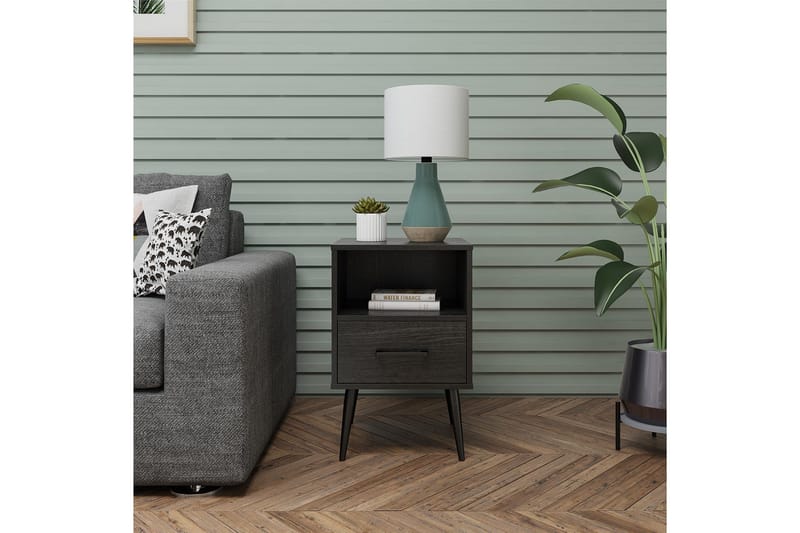 Sivupöytä Lescorts - Musta - Huonekalut - Pöytä & ruokailuryhmä - Apupöytä & sivupöytä - Tarjotinpöytä & pikkupöytä