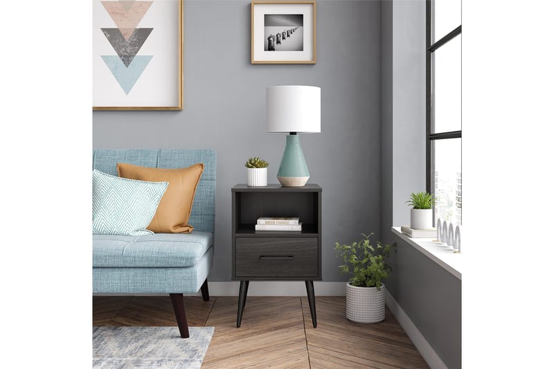 Sivupöytä Lescorts - Musta - Huonekalut - Pöytä & ruokailuryhmä - Apupöytä & sivupöytä - Tarjotinpöytä & pikkupöytä