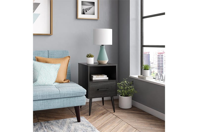 Sivupöytä Lescorts - Musta - Huonekalut - Pöytä & ruokailuryhmä - Apupöytä & sivupöytä - Tarjotinpöytä & pikkupöytä