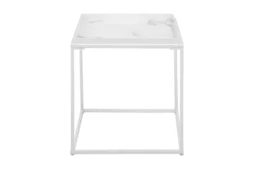 Sivupöytä Lyness 42 cm - Valkoinen - Huonekalut - Pöytä & ruokailuryhmä - Apupöytä & sivupöytä - Tarjotinpöytä & pikkupöytä