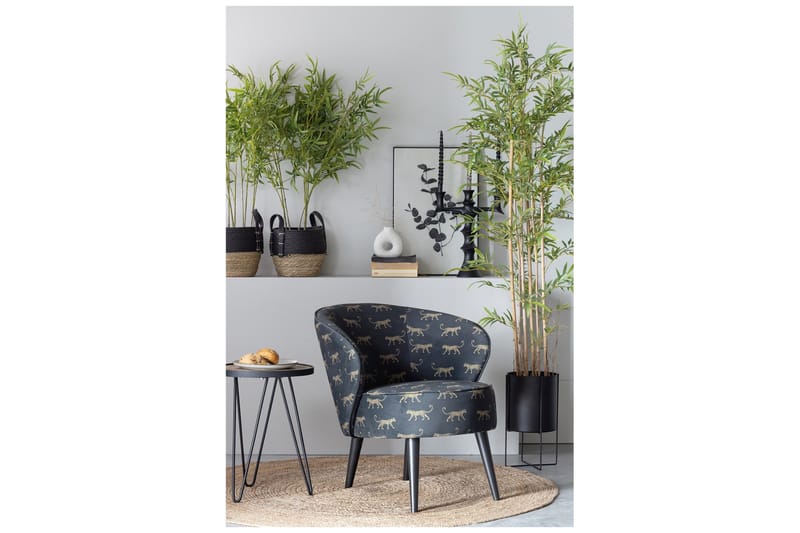 Sivupöytä Marica 39 cm Pyöreä - Puu/Metalli - Huonekalut - Pöytä & ruokailuryhmä - Apupöytä & sivupöytä - Tarjotinpöytä & pikkupöytä