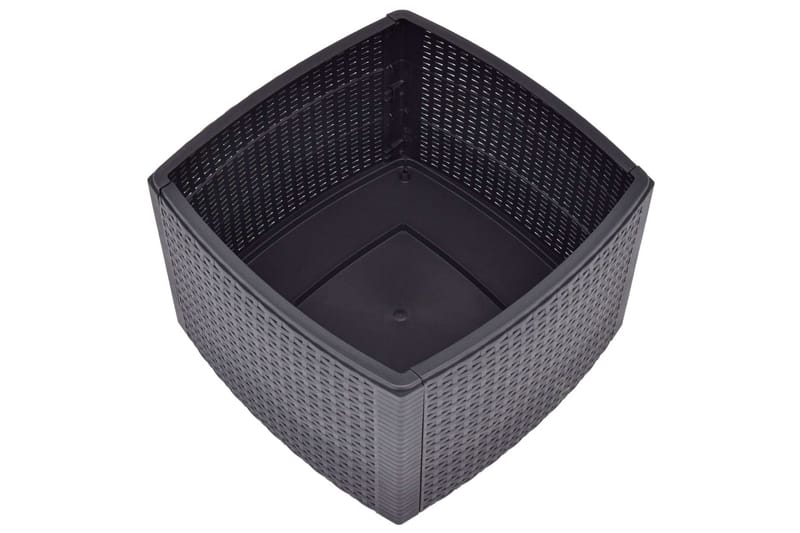 Sivupöytä mokka 54x54x36,5 cm muovi - Ruskea - Huonekalut - Pöytä & ruokailuryhmä - Apupöytä & sivupöytä - Tarjotinpöytä & pikkupöytä