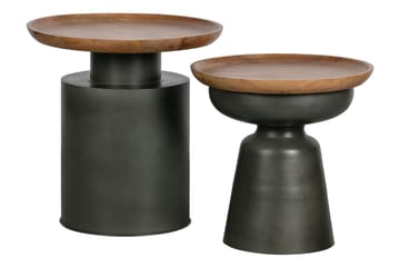 Sivupöytä Museo 48 cm - Musta - Huonekalut - Pöytä & ruokailuryhmä - Apupöytä & sivupöytä - Tarjotinpöytä & pikkupöytä