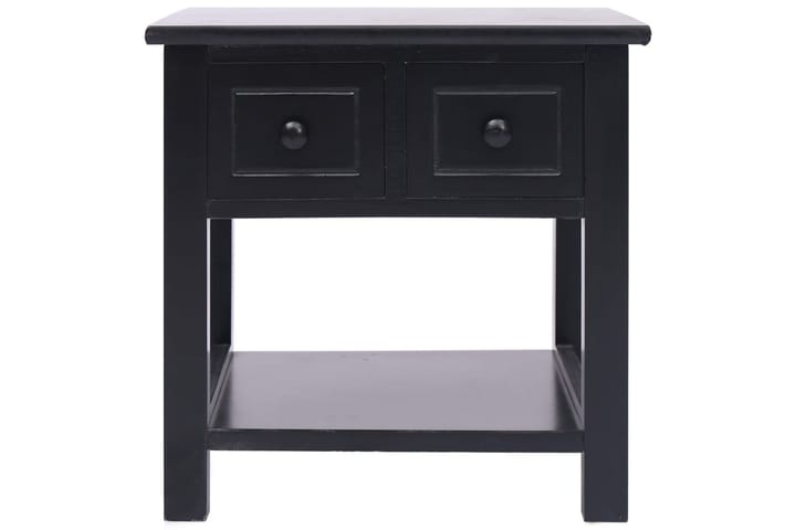 Sivupöytä musta 40x40x40 cm keisaripuu - Musta - Lamppupöytä - Tarjotinpöytä & pikkupöytä