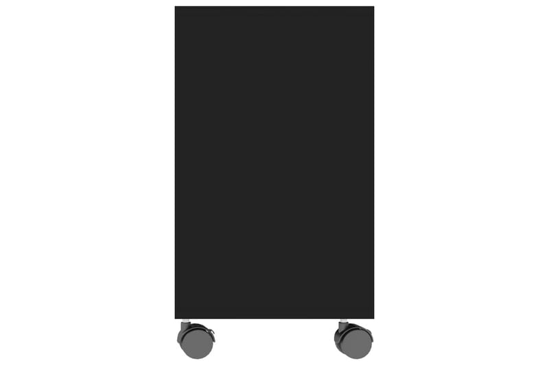 Sivupöytä musta 70x35x55 cm lastulevy - Huonekalut - Pöytä & ruokailuryhmä - Apupöytä & sivupöytä - Tarjotinpöytä & pikkupöytä