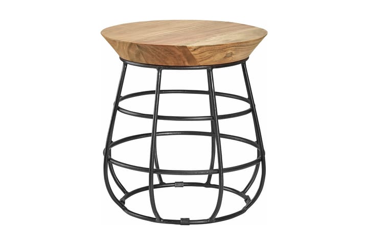 Sivupöytä Nabiha 45 cm - Ruskea - Lamppupöytä - Tarjotinpöytä & pikkupöytä