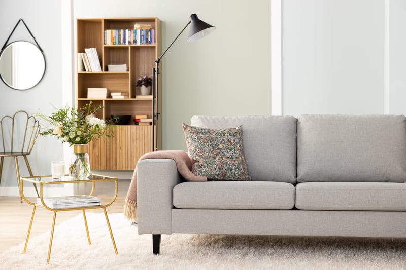 Sivupöytä Naevius 47 cm - Antiikki messinki/Lasi - Huonekalut - Pöytä & ruokailuryhmä - Apupöytä & sivupöytä - Tarjotinpöytä & pikkupöytä