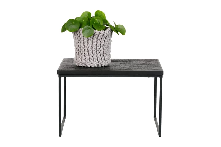 Sivupöytä Noxolo 60 cm - Musta - Tarjotinpöytä & pikkupöytä - Lamppupöytä