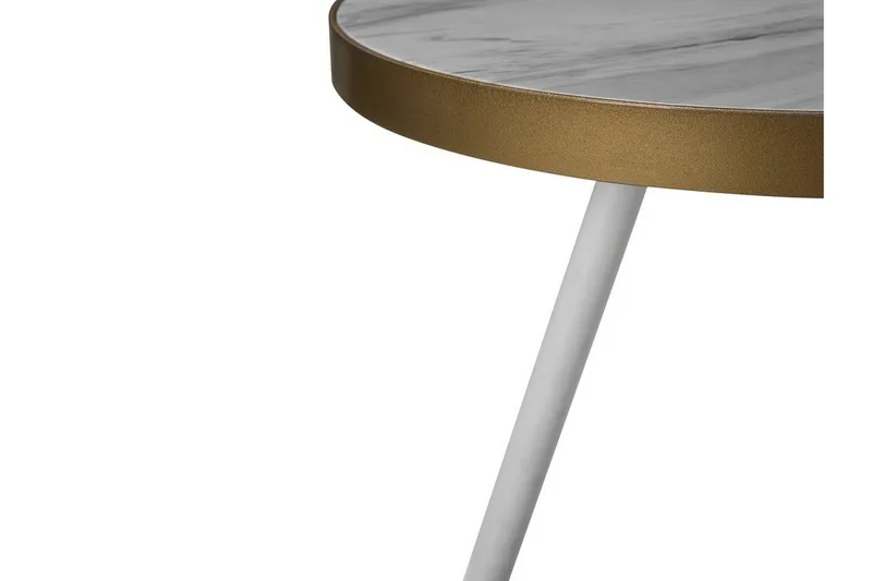 Sivupöytä Ramona 44 cm - Valkoinen - Huonekalut - Pöytä & ruokailuryhmä - Apupöytä & sivupöytä - Tarjotinpöytä & pikkupöytä