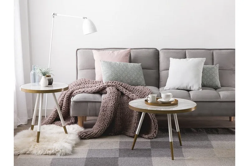 Sivupöytä Ramona 44 cm, Valkoinen