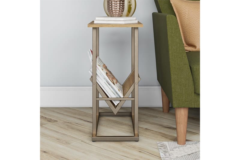 Sivupöytä Regal 50 cm Luonnonväri - Novogratz - Huonekalut - Pöytä & ruokailuryhmä - Apupöytä & sivupöytä - Tarjotinpöytä & pikkupöytä