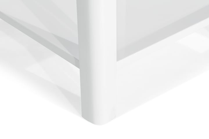 Sivupöytä Reno 40 cm - Valkoinen - Tarjotinpöytä & pikkupöytä - Lamppupöytä