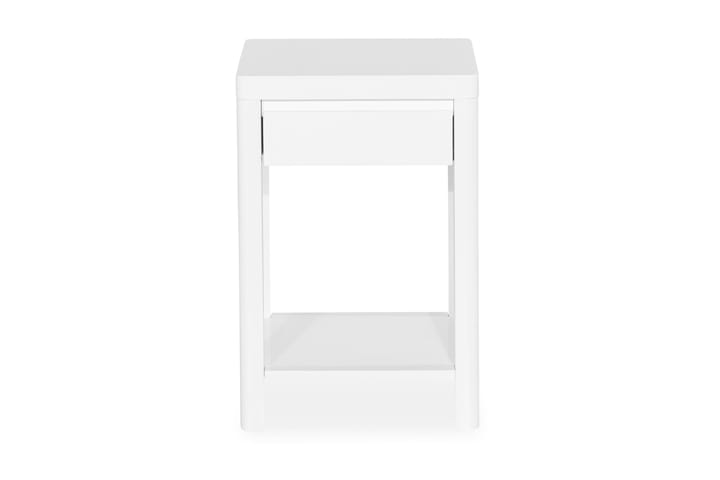 Sivupöytä Reno 40 cm - Valkoinen - Tarjotinpöytä & pikkupöytä - Lamppupöytä