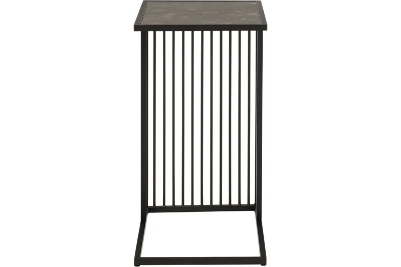 Sivupöytä Saklani 35x35 cm - Musta - Huonekalut - Pöytä & ruokailuryhmä - Apupöytä & sivupöytä - Tarjotinpöytä & pikkupöytä