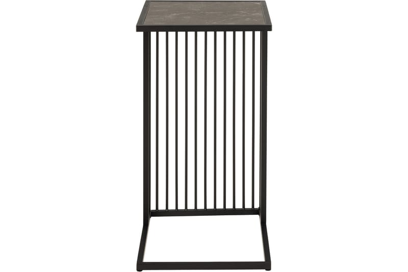 Sivupöytä Saklani 35x35 cm - Musta - Huonekalut - Pöytä & ruokailuryhmä - Apupöytä & sivupöytä - Tarjotinpöytä & pikkupöytä