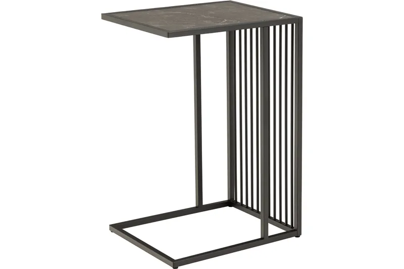 Sivupöytä Saklani 35x35 cm, Musta