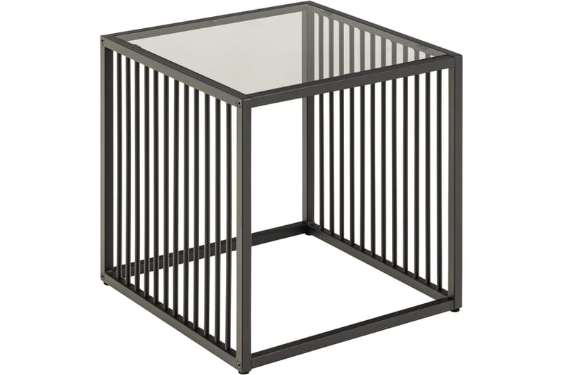 Sivupöytä Saklani 40x40 cm - Harmaa - Huonekalut - Pöytä & ruokailuryhmä - Apupöytä & sivupöytä - Tarjotinpöytä & pikkupöytä