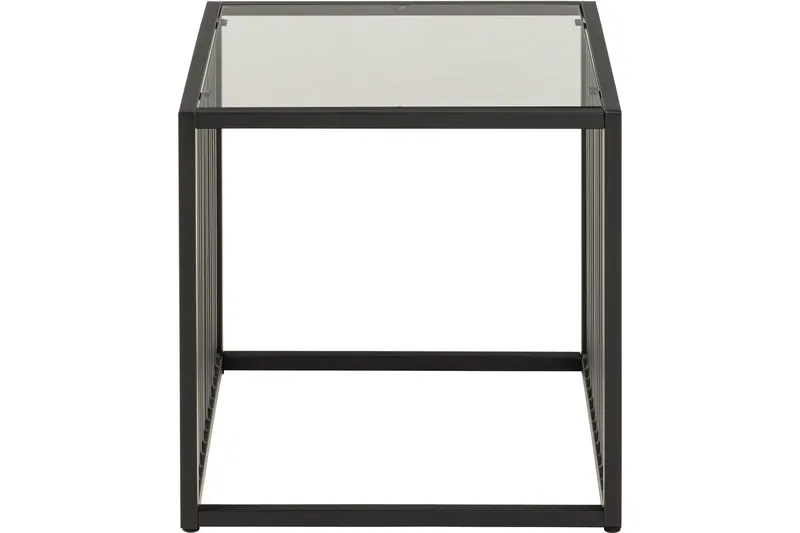 Sivupöytä Saklani 40x40 cm - Harmaa - Huonekalut - Pöytä & ruokailuryhmä - Apupöytä & sivupöytä - Tarjotinpöytä & pikkupöytä