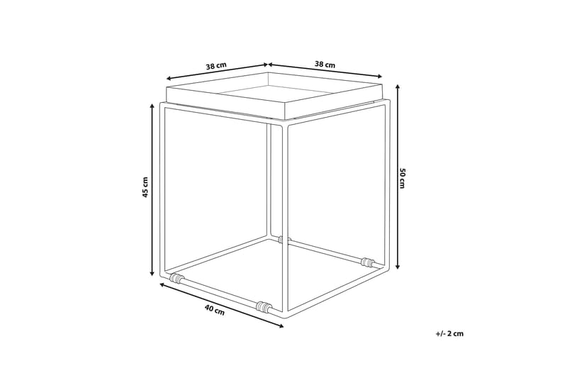 Sivupöytä Salon 40 cm - Huonekalut - Pöytä & ruokailuryhmä - Apupöytä & sivupöytä - Tarjotinpöytä & pikkupöytä