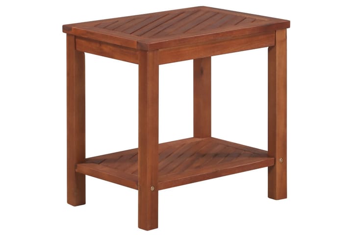 Sivupöytä täysi akaasiapuu 45x33x45 cm - Ruskea - Lamppupöytä - Tarjotinpöytä & pikkupöytä
