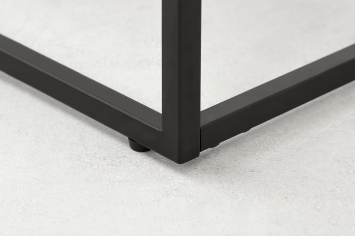 Sivupöytä Tosterup 60 cm - Valkoinen/Musta - Tarjotinpöytä & pikkupöytä - Marmoripöydät - Lamppupöytä