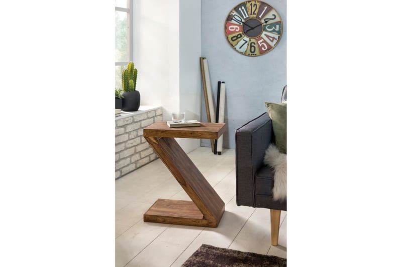 Sivupöytä Truluck 44 cm - Puu/Luonnonväri - Huonekalut - Pöytä & ruokailuryhmä - Apupöytä & sivupöytä - Tarjotinpöytä & pikkupöytä