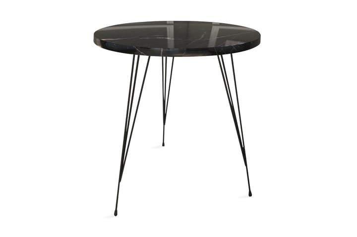 Sivupöytä Ubbeboda 40 cm - Musta/Valkoinen - Tarjotinpöytä & pikkupöytä - Lamppupöytä