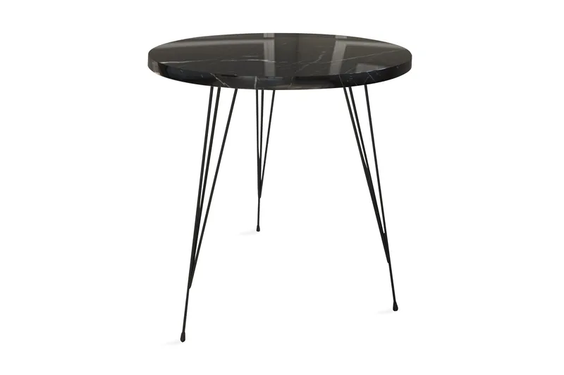 Sivupöytä Ubbeboda 40 cm, Musta/Valkoinen