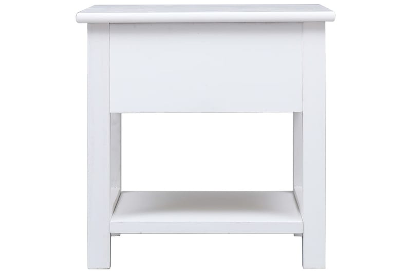 Sivupöytä valkoinen 40x40x40 cm keisaripuu - Valkoinen - Huonekalut - Pöytä & ruokailuryhmä - Apupöytä & sivupöytä - Tarjotinpöytä & pikkupöytä