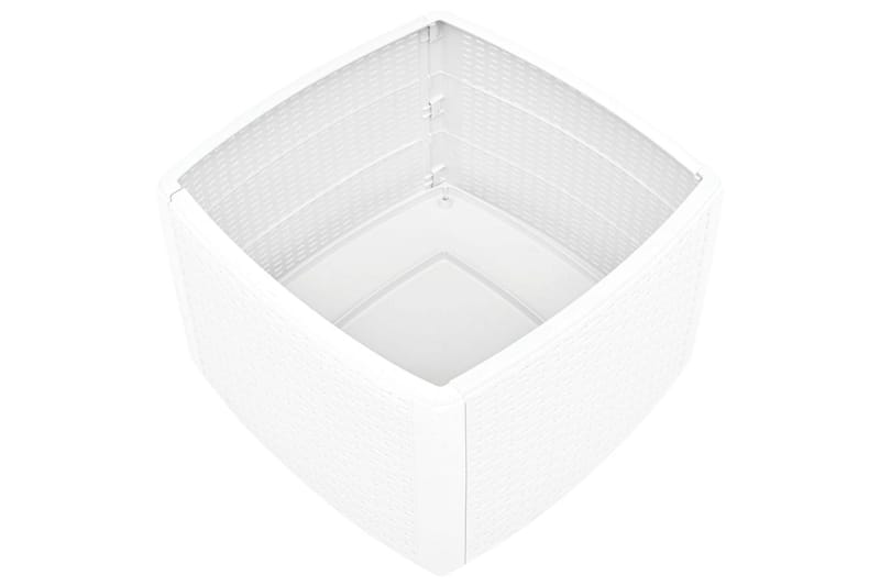 Sivupöytä valkoinen 54x54x36,5 cm muovi - Valkoinen - Huonekalut - Pöytä & ruokailuryhmä - Apupöytä & sivupöytä - Tarjotinpöytä & pikkupöytä